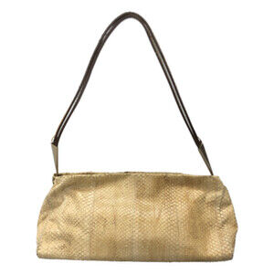 Bottega Veneta python leather handbag
